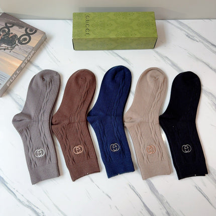 GUCCI 26S CREW SOCKS 407120 (1 BOX)