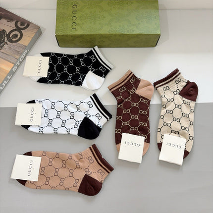 GUCCI 26S ANKLE SOCKS 407127 (1 BOX)