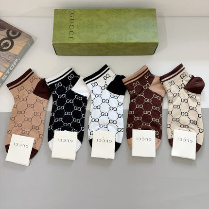 GUCCI 26S ANKLE SOCKS 407127 (1 BOX)