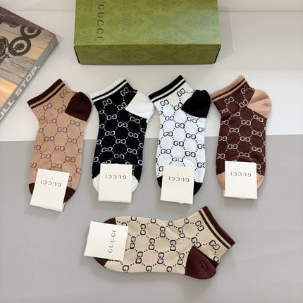 GUCCI 26S ANKLE SOCKS 407127 (1 BOX)