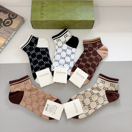 GUCCI 26S ANKLE SOCKS 407127 (1 BOX)