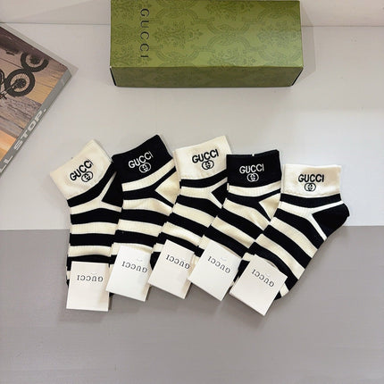 GUCCI 26S ANKLE SOCKS 407129 (1 BOX)