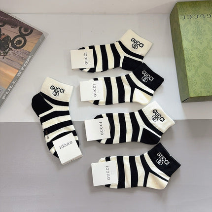 GUCCI 26S ANKLE SOCKS 407129 (1 BOX)