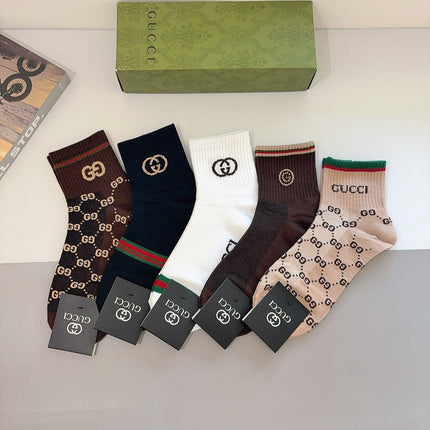 GUCCI 26S CREW SOCKS 407131 (1 BOX)