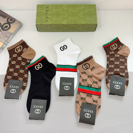 GUCCI 26S ANKLE SOCKS 407133 (1 BOX)