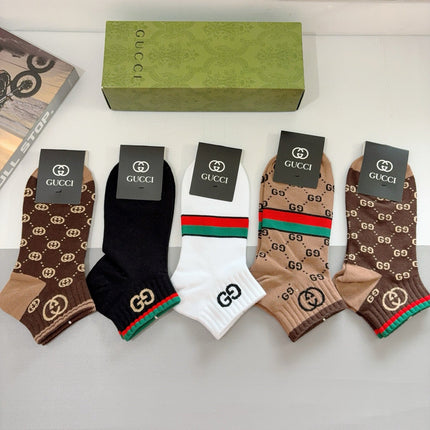 GUCCI 26S ANKLE SOCKS 407133 (1 BOX)