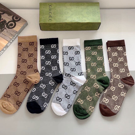 GUCCI 26S CREW SOCKS 407144 (1 BOX)