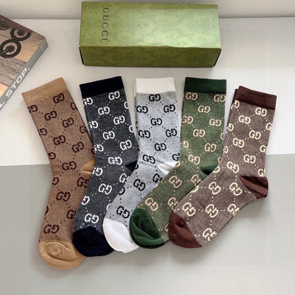 GUCCI 26S CREW SOCKS 407144 (1 BOX)