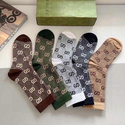 GUCCI 26S CREW SOCKS 407144 (1 BOX)