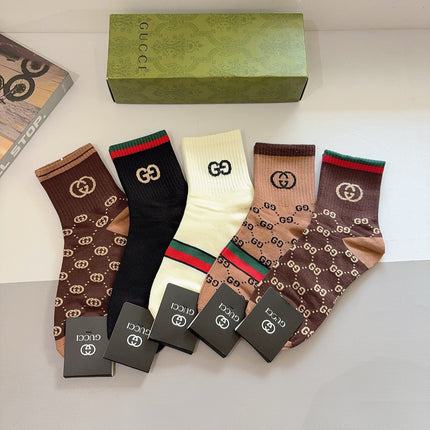 GUCCI 26S CREW SOCKS 408677 (1 BOX)
