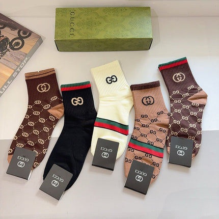 GUCCI 26S CREW SOCKS 408677 (1 BOX)