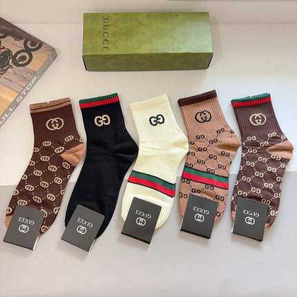 GUCCI 26S CREW SOCKS 408677 (1 BOX)