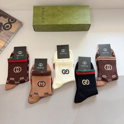 GUCCI 26S CREW SOCKS 408677 (1 BOX)