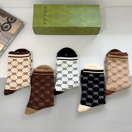 GUCCI 26S CREW SOCKS 408679 (1 BOX)