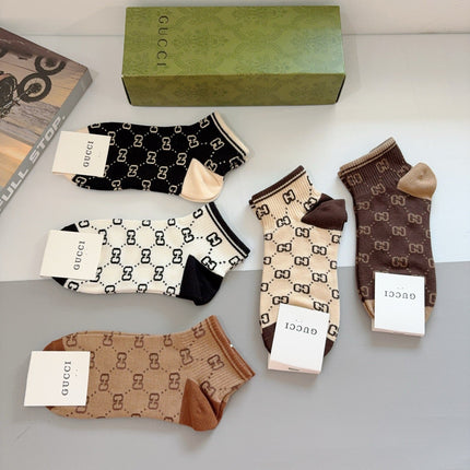 GUCCI 26S ANKLE SOCKS 408681 (1 BOX)