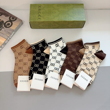 GUCCI 26S ANKLE SOCKS 408681 (1 BOX)