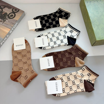 GUCCI 26S ANKLE SOCKS 408681 (1 BOX)
