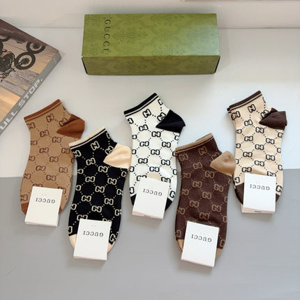 GUCCI 26S ANKLE SOCKS 408681 (1 BOX)