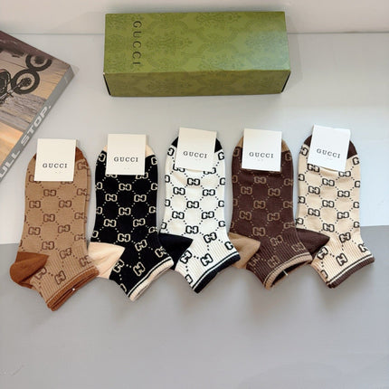 GUCCI 26S ANKLE SOCKS 408681 (1 BOX)