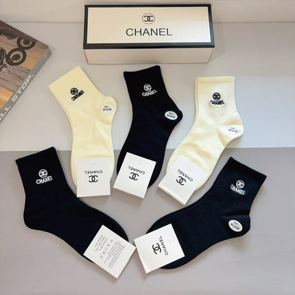 CHANEL 26S ANKLE SOCKS 408688 (1 BOX)