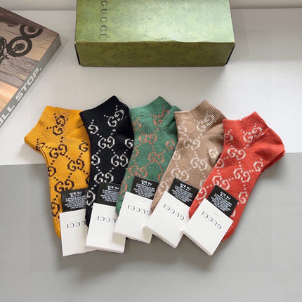 GUCCI 26S ANKLE SOCKS 408694 (1 BOX)