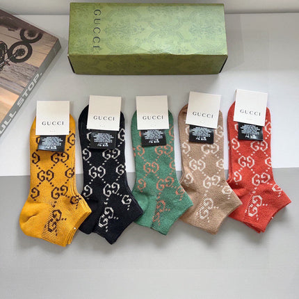 GUCCI 26S ANKLE SOCKS 408694 (1 BOX)