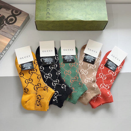 GUCCI 26S ANKLE SOCKS 408694 (1 BOX)