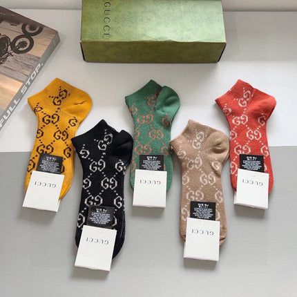 GUCCI 26S ANKLE SOCKS 408694 (1 BOX)