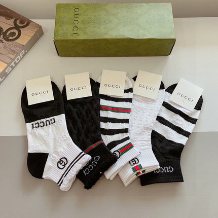 GUCCI 26S ANKLE SOCKS 408705 (1 BOX)