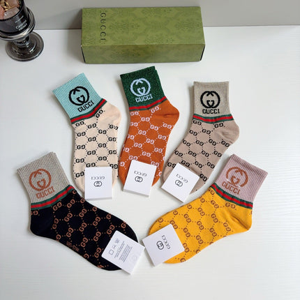 GUCCI 26S CREW SOCKS 352111 (1 BOX)