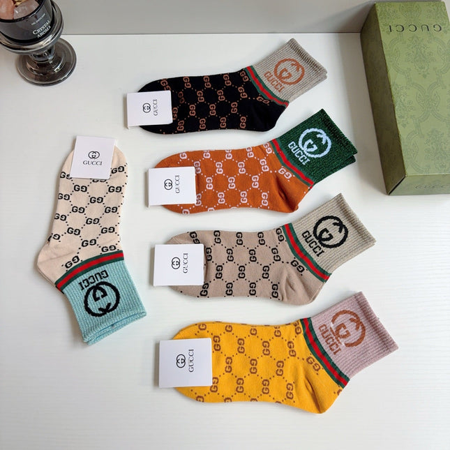 GUCCI 26S CREW SOCKS 352111 (1 BOX)