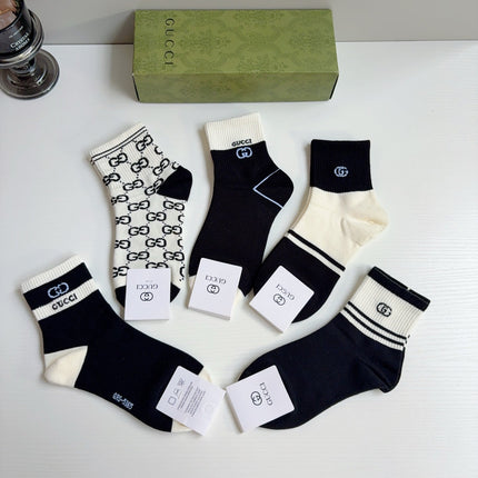 GUCCI 26S CREW SOCKS 405354 (1 BOX)