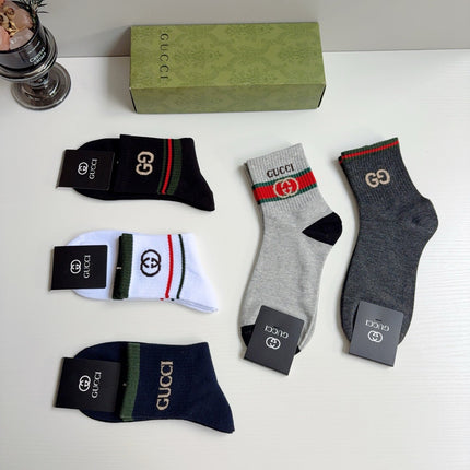 GUCCI 26S CREW SOCKS 405355 (1 BOX)