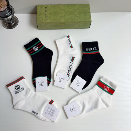 GUCCI 26S ANKLE SOCKS 407147 (1 BOX)