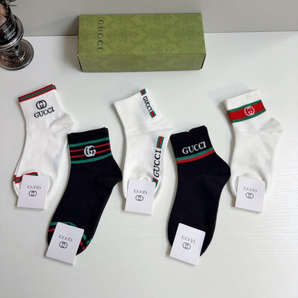 GUCCI 26S ANKLE SOCKS 407147 (1 BOX)
