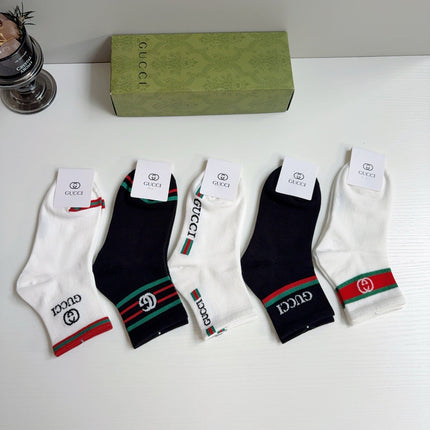 GUCCI 26S ANKLE SOCKS 407147 (1 BOX)