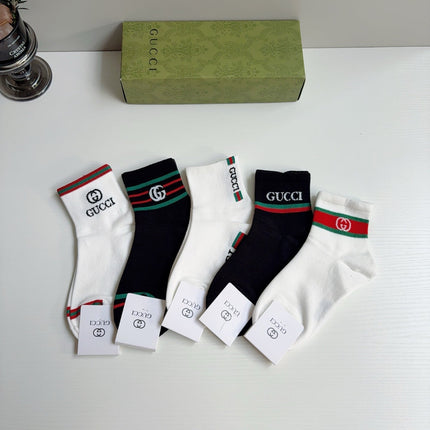 GUCCI 26S ANKLE SOCKS 407147 (1 BOX)