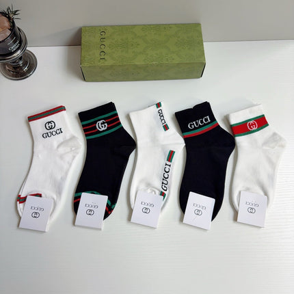 GUCCI 26S ANKLE SOCKS 407147 (1 BOX)