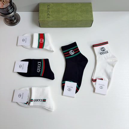 GUCCI 26S ANKLE SOCKS 407147 (1 BOX)