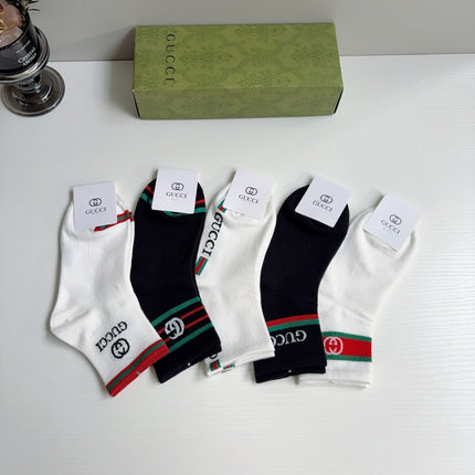 GUCCI 26S ANKLE SOCKS 407147 (1 BOX)