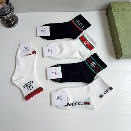 GUCCI 26S ANKLE SOCKS 407147 (1 BOX)