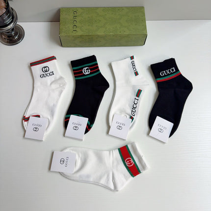 GUCCI 26S ANKLE SOCKS 407147 (1 BOX)