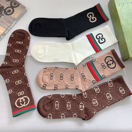 GUCCI 26S CREW SOCKS 407115 (1 BOX)