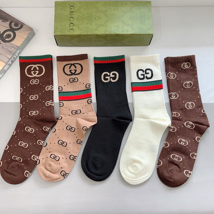 GUCCI 26S CREW SOCKS 407115 (1 BOX)