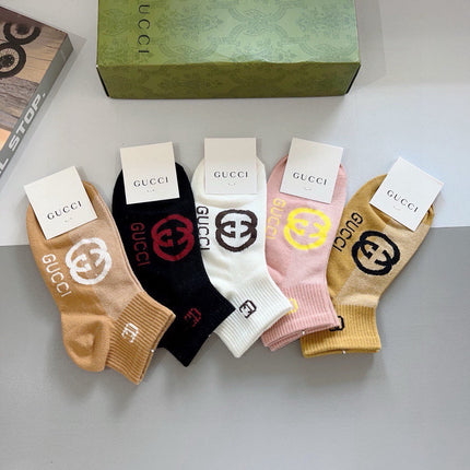 GUCCI 26S ANKLE SOCKS 405315 (1 BOX)