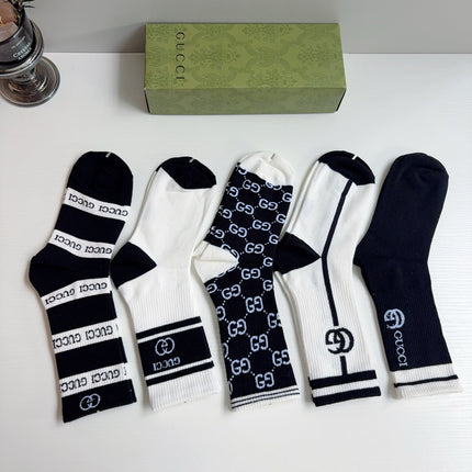 GUCCI 26S CREW SOCKS 395167 (1 BOX)