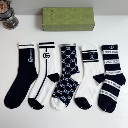 GUCCI 26S CREW SOCKS 395167 (1 BOX)