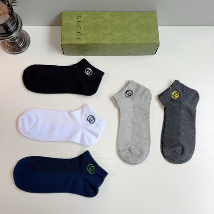 GUCCI 26S ANKLE SOCKS 398804 (1 BOX)