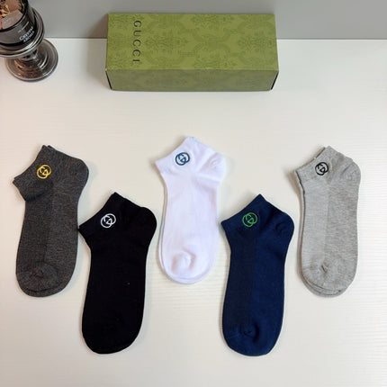 GUCCI 26S ANKLE SOCKS 398804 (1 BOX)