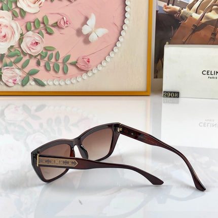 CELINE 26S CAT EYE FRAME IN TORTOISESHELL ACETATE 499151